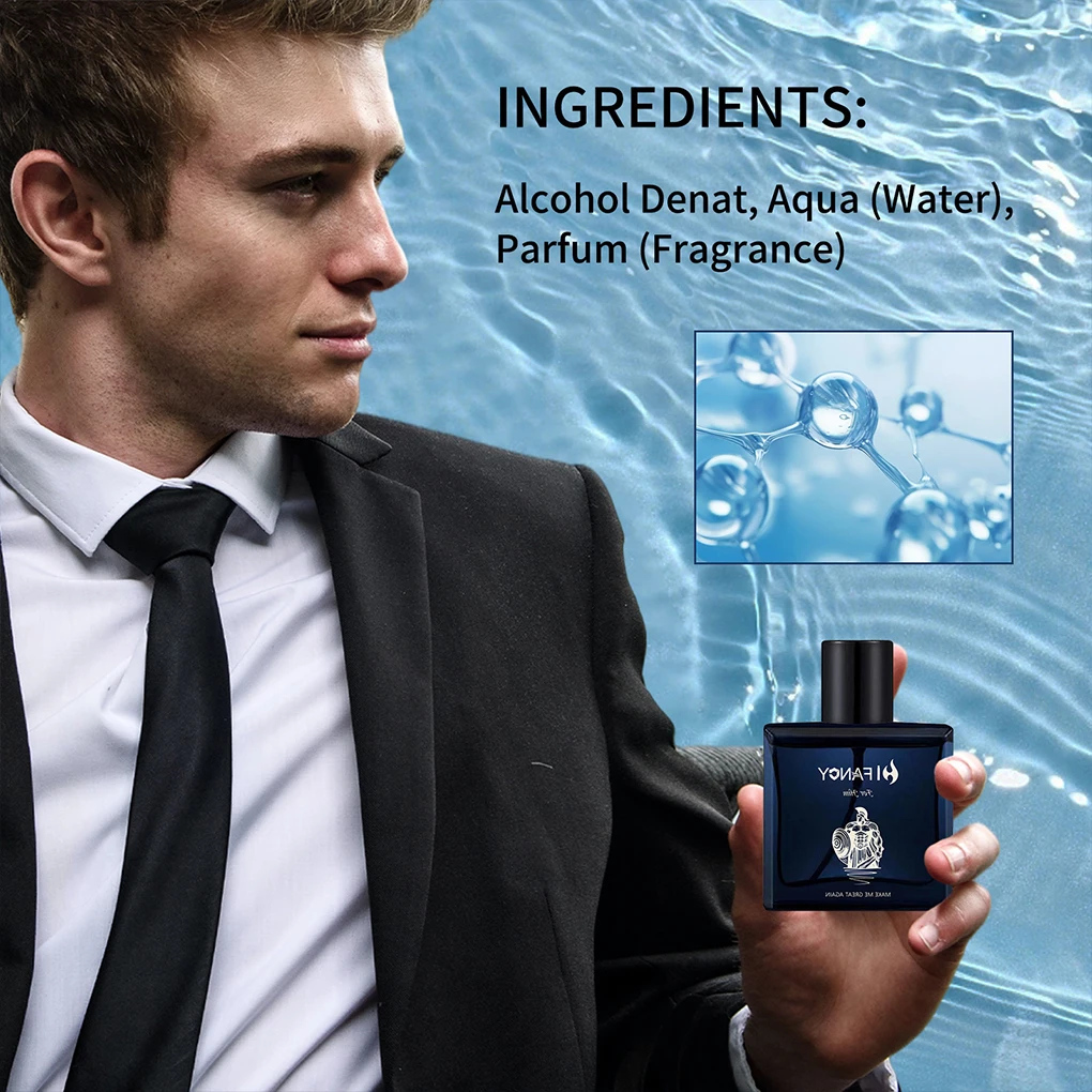 Parfume único duradero de Hi.FANCY para hombres, aroma puro cautivador y atrevido, Perfume Original exquisito, regalos del Día de San Valentín para hombres