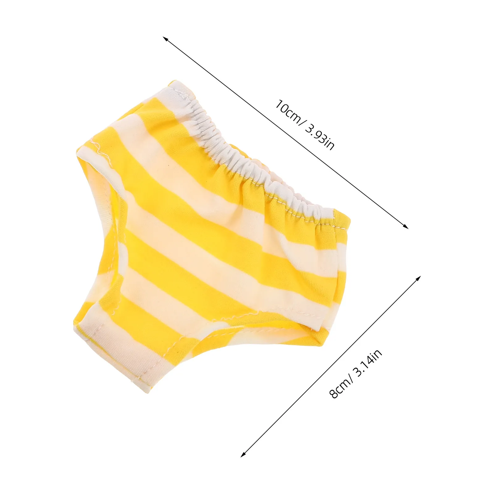 4Pcs Soft Stretchy Underwear Set Perfect Fit Reusable Undergarments Easy Dressing Colorful Baby Clothes Accessories for 18 Inch