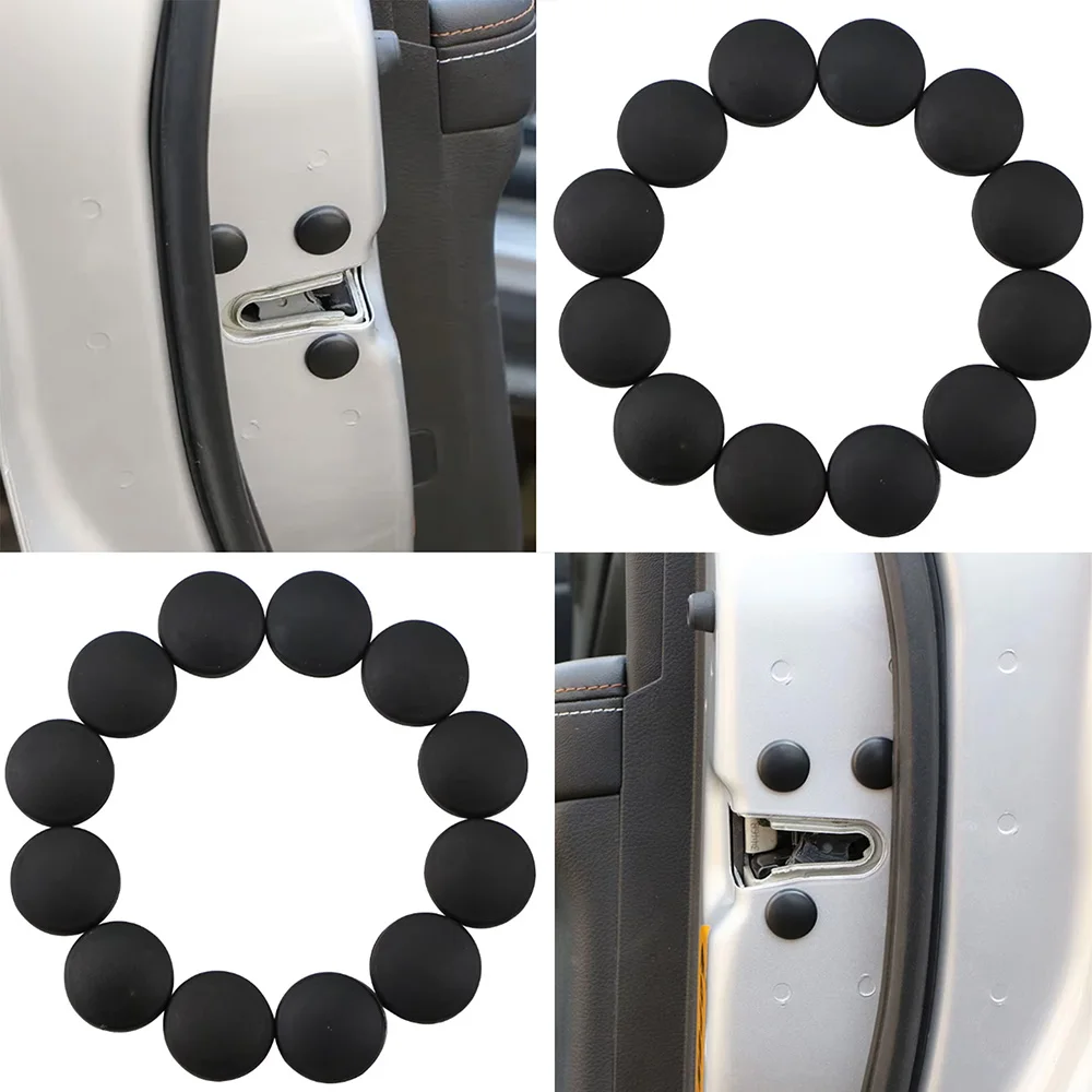 For Sorento Sportage Optima Protector Sticker for KIA K2 K3 K5 Rio Ceed Cerato Venga 12Pcs Car Door Lock Screw Cap Cover