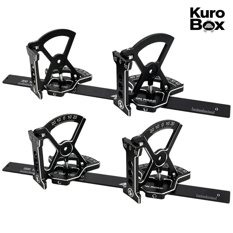 4D Setup System Aluminum Alloy Camber Gauge RC Tool For 1/10 Remote Control Racing Car Chassis Adjustment