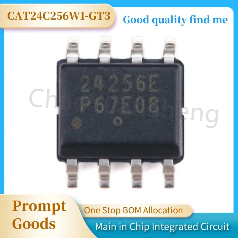 1PCS 100%New Original CAT24C256WI-GT3 24256E SOP8 EEPROM memory chip serial 256Kb