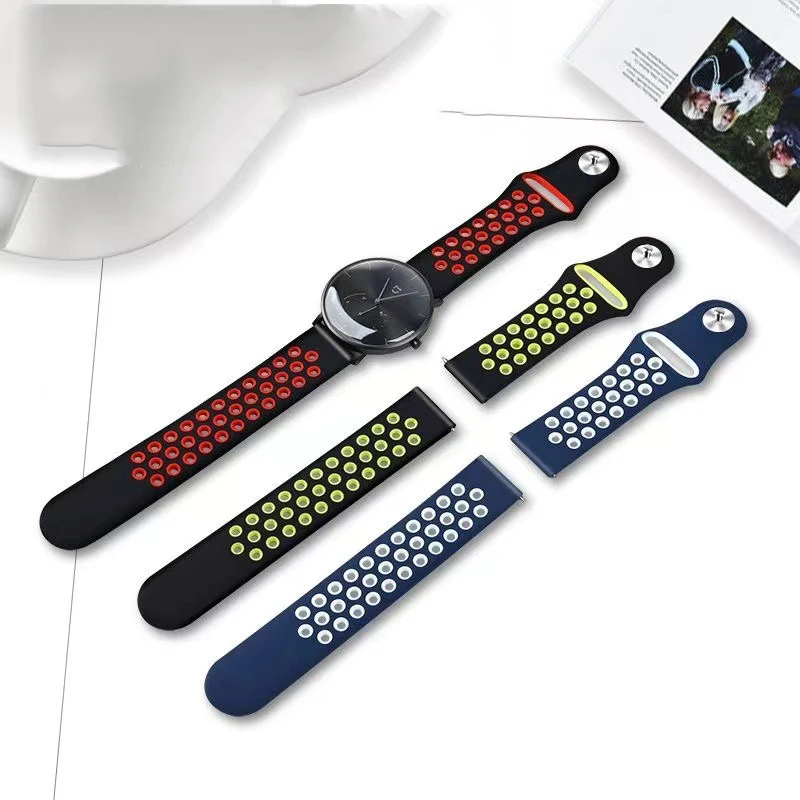 Sport Silicone Strap For OPPO Watch X X2 OPPO Watch 4 Pro Breathable Bracelet For OnePlus Watch 2 One Plus Watch 46mm Soft Band