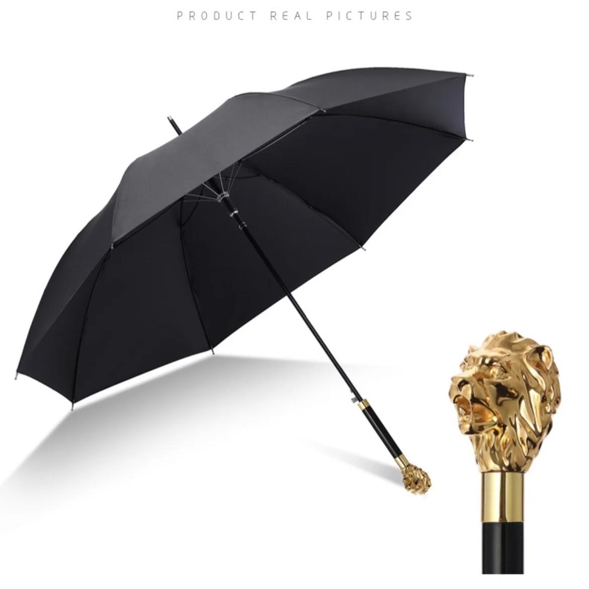 High-End British-Style Long-Handled Umbrella, Exclusive Umbrella for Elite Business Men, High-End Gift Umbrella, Practical and Elegant Gift Umbrella, Party, Holiday, Birthday Gift, Gift Umbrella