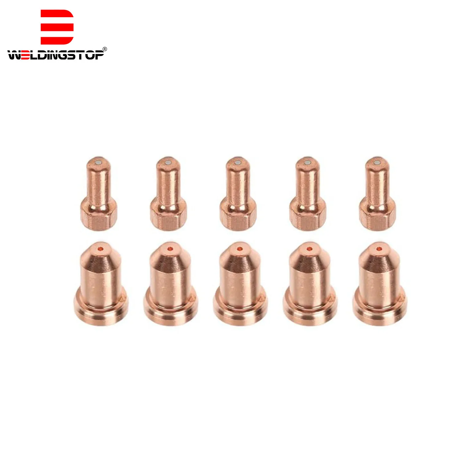 

Plasma 52558 Electrode Tip Nozzle 1.0mm fit PTM80 PTM-80 IPT-80 IPT-80 PT80 plasma cutting torch 10pcs
