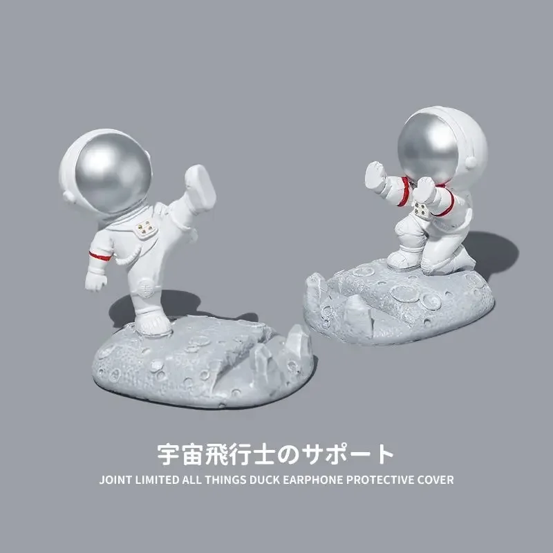 Astronaut Ornament Spaceman Mobile Phone Stand Creative Desktop Ornament Birthday Gift for Boyfriend Home Decore Figurine