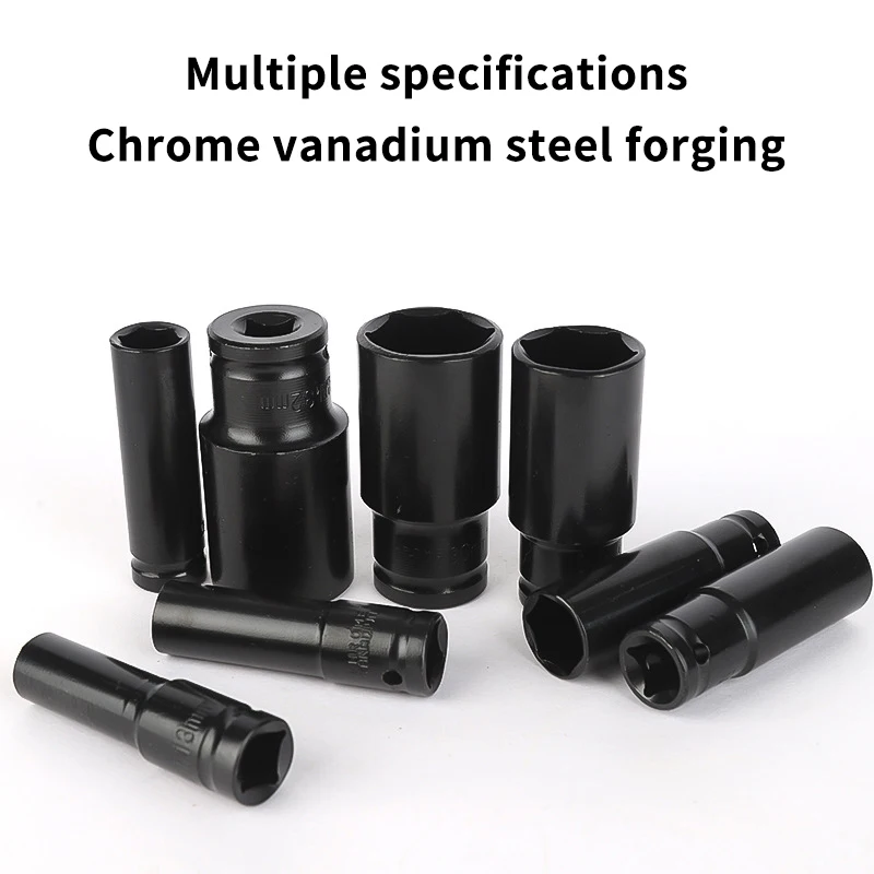 

Durable 10PCS 1/2'' Drive Metric Impact Socket Set for Pneumatic Tools