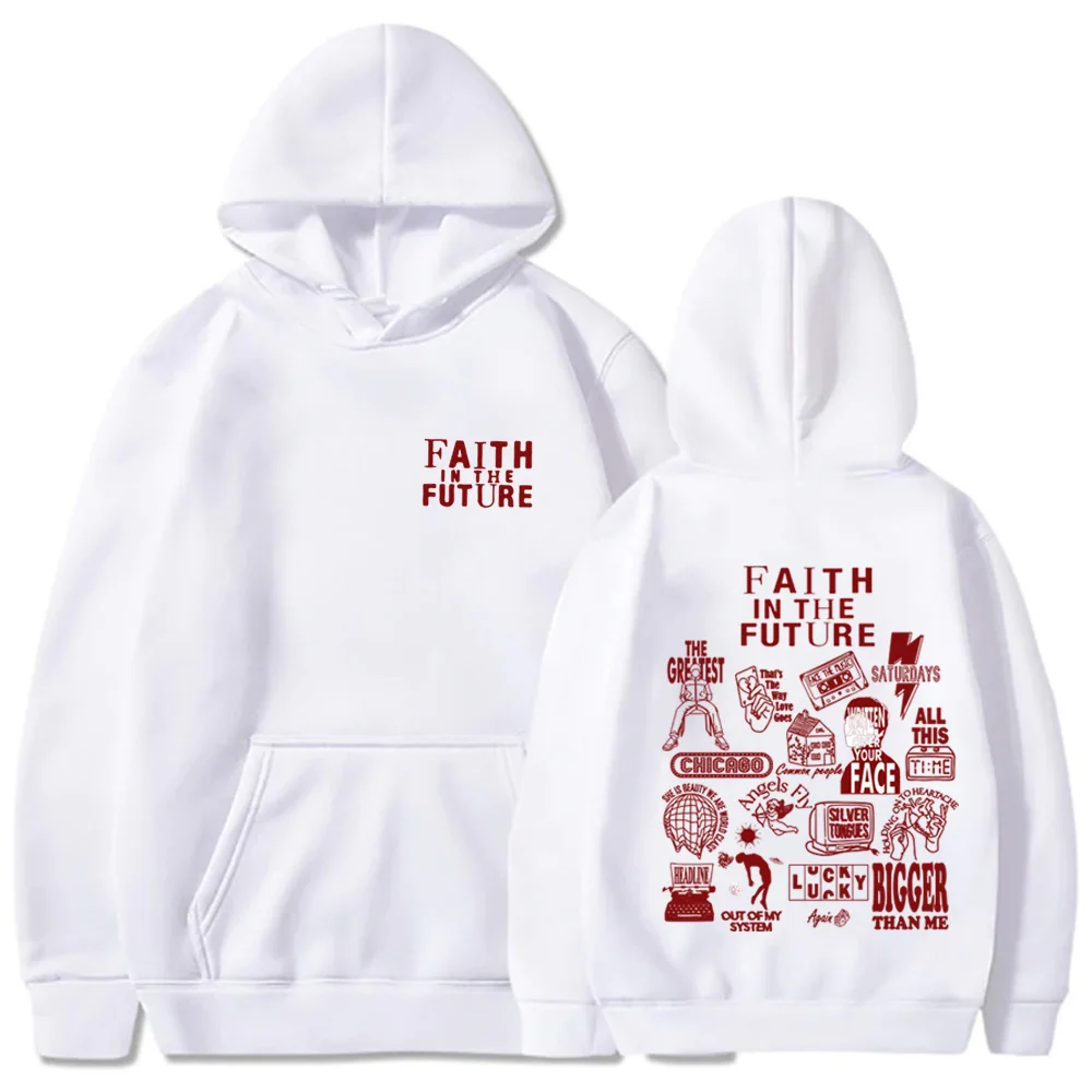 Faith In The Future Album Series 2024, Sudadera con capucha de la gira mundial para hombre y mujer, sudaderas con capucha de Hip Hop para fanáticos