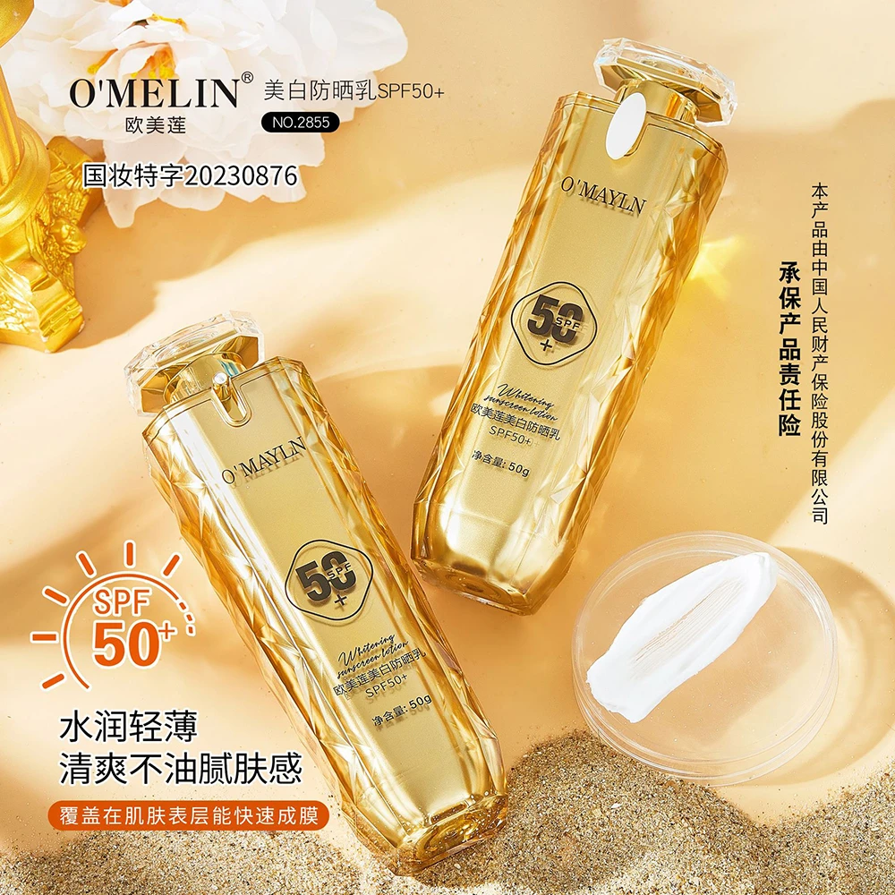 spf50+ Sunscreen Lotion Whitening Solar Uv Radiation Sun Screen Protetor Body Cream Oil-control Moisturizing Face Sunscreen