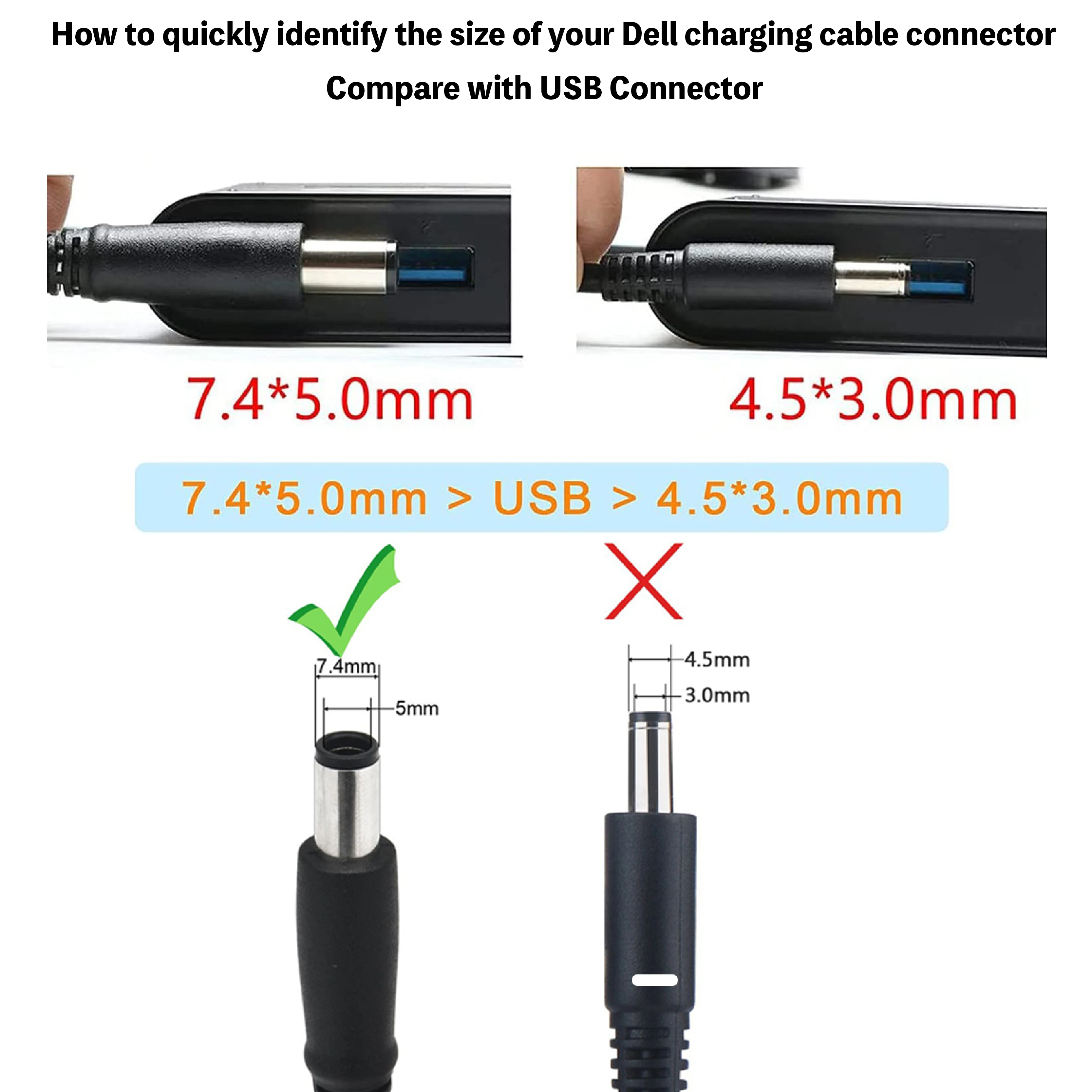 19.5V 4.62A 90W Laptop DC 12V 24C Car Adapter Charger for Dell Inspiron Latitude XPS Precision Studio Vostro 19.5V 3.34A 65W
