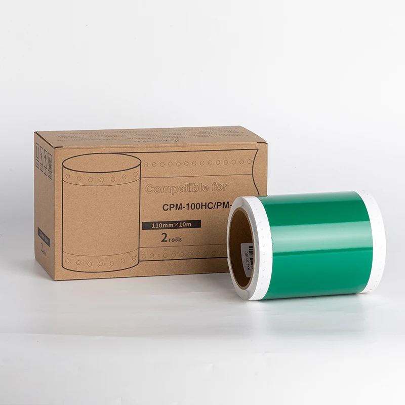2 لفات ملونة SL-S112N,SL-S113N لـ MAX CPM-100HC 100G3C 100G5C 100HG3C 100HIII PM-100A 100HG S115N ملصق طابعة الملصقات