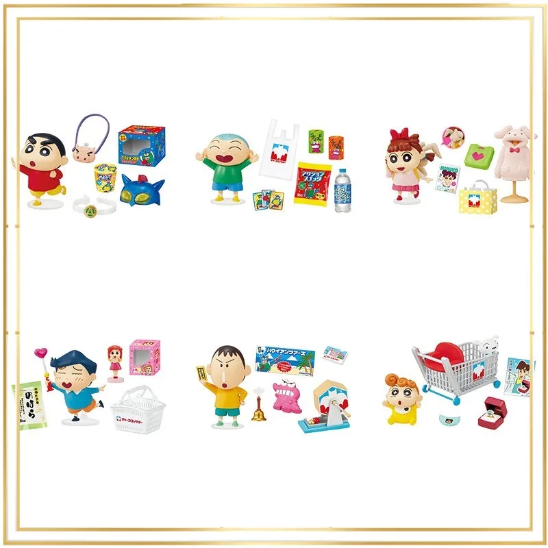

Crayon Shin-chan Action Figure Mini Miniature Toy Cute Ornament Collectible Model Toys Children Birthday Gift