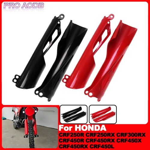 Protector de Horquilla de Motocicleta, Cubierta de Tubo de Horquilla Delantera para Motocross, Enduro, Dirt Pit Bike, para HONDA CRF 250R 250 450 X RX CRF250 CRF450 CR125