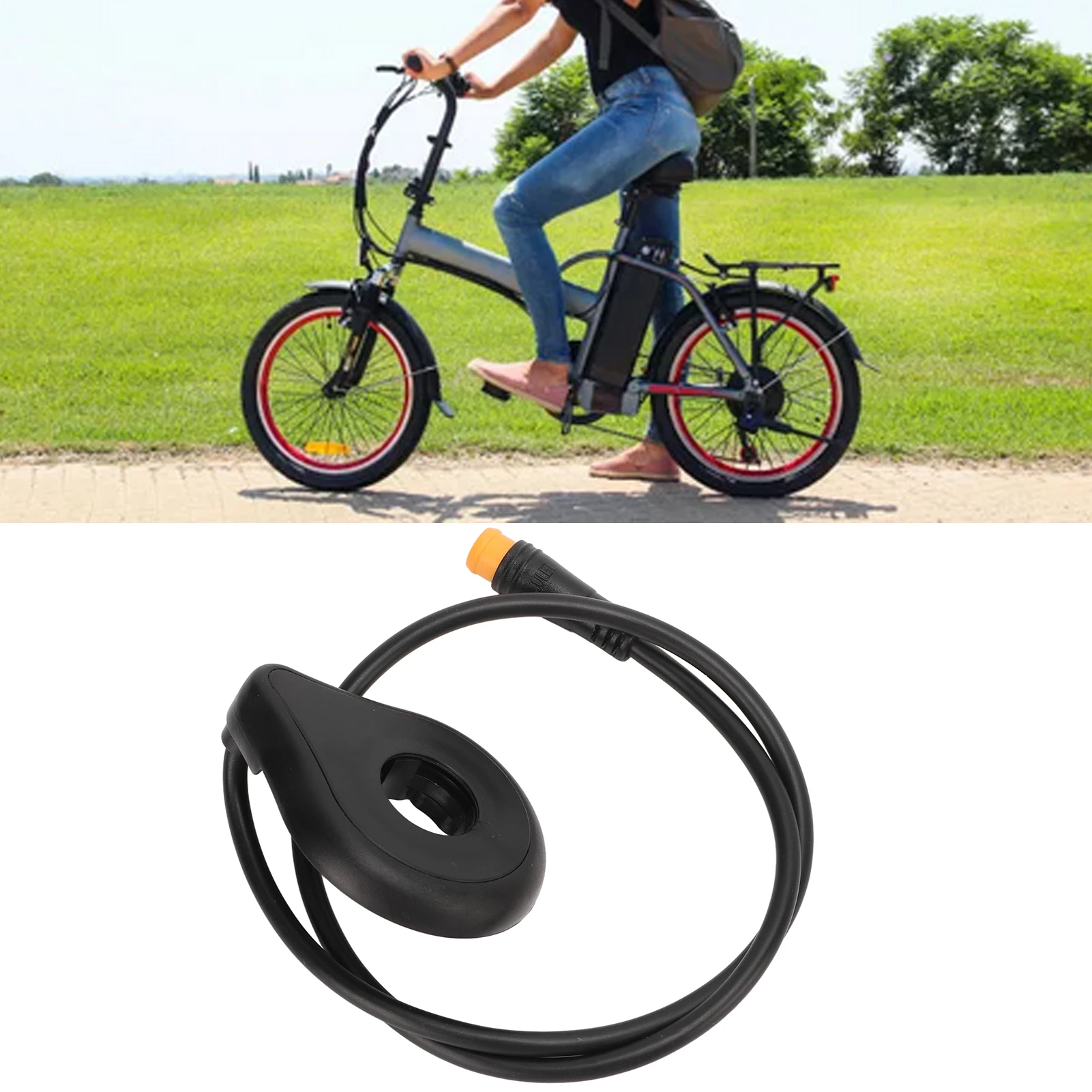 Pedal Assistant Sensor Waterproof Interface 12 Magnets High Accuracy Electric Bikes Sensor Easy Installation for Electric Bike