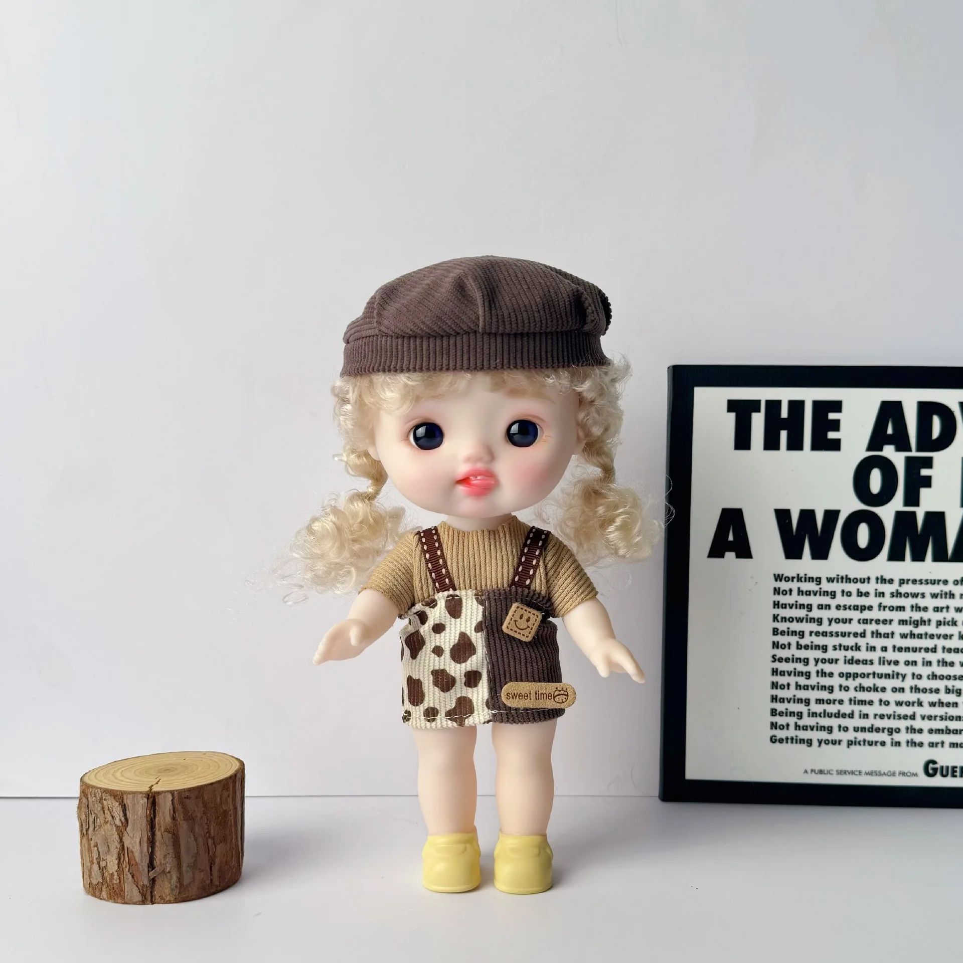 22Cm Zoete Schattige Prinses Pop Speelgoed Mode Dress Up Pop Set 1/8 Poppen Gewrichten Beweegbare Diy Speelgoed Meisje speelhuis Speelgoed Verjaardagscadeau