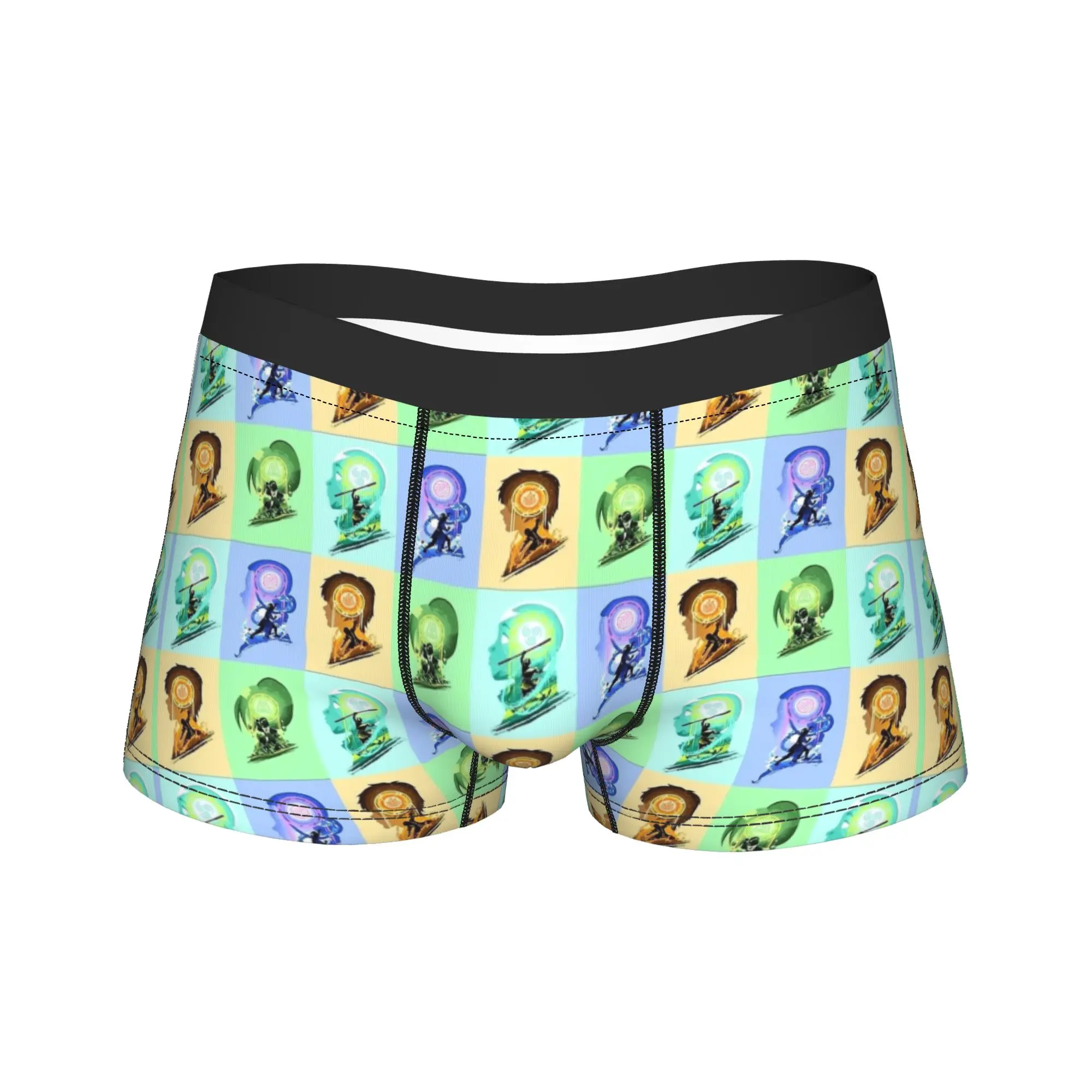 Elemental Balance Minimalist Avatars Airbender Underwear  Pattern Trunk Trenky Man Panties Classic Shorts Briefs Birthday Gift