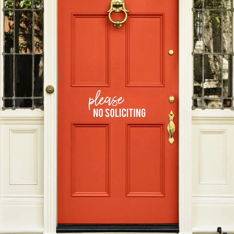 Please Remove Your Shoes Entryway Door Vinyl Sticker Decals Please No Soliciting Decal Outdoor Friendly Household Decoration