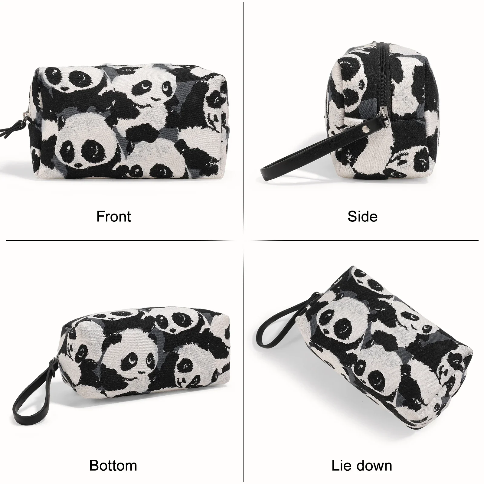 TOUTOU Mini portafoglio borse a mano per le donne pochette in pelle borsa a mano da donna borse firmate Panda borsa di moda portatile di lusso