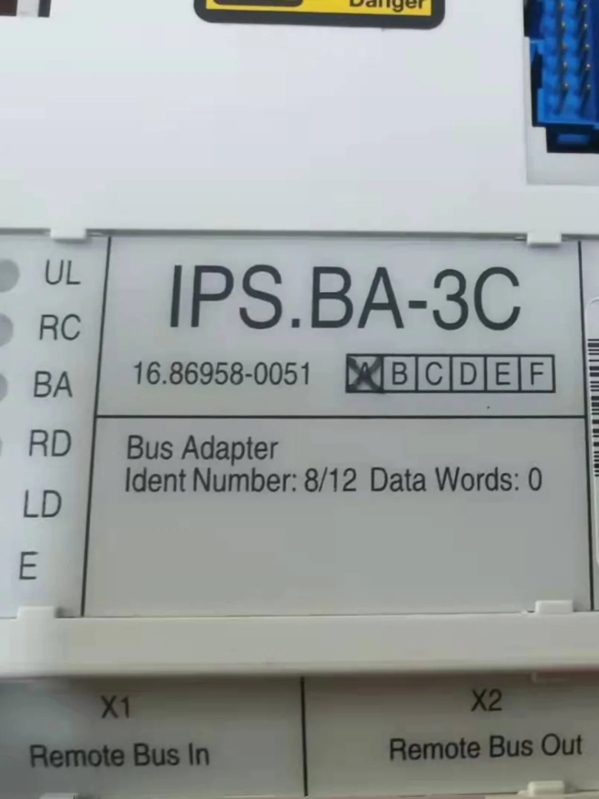 MAN Control Module IPS.BA -3C Original Spot Bargaining 16.86958-0051