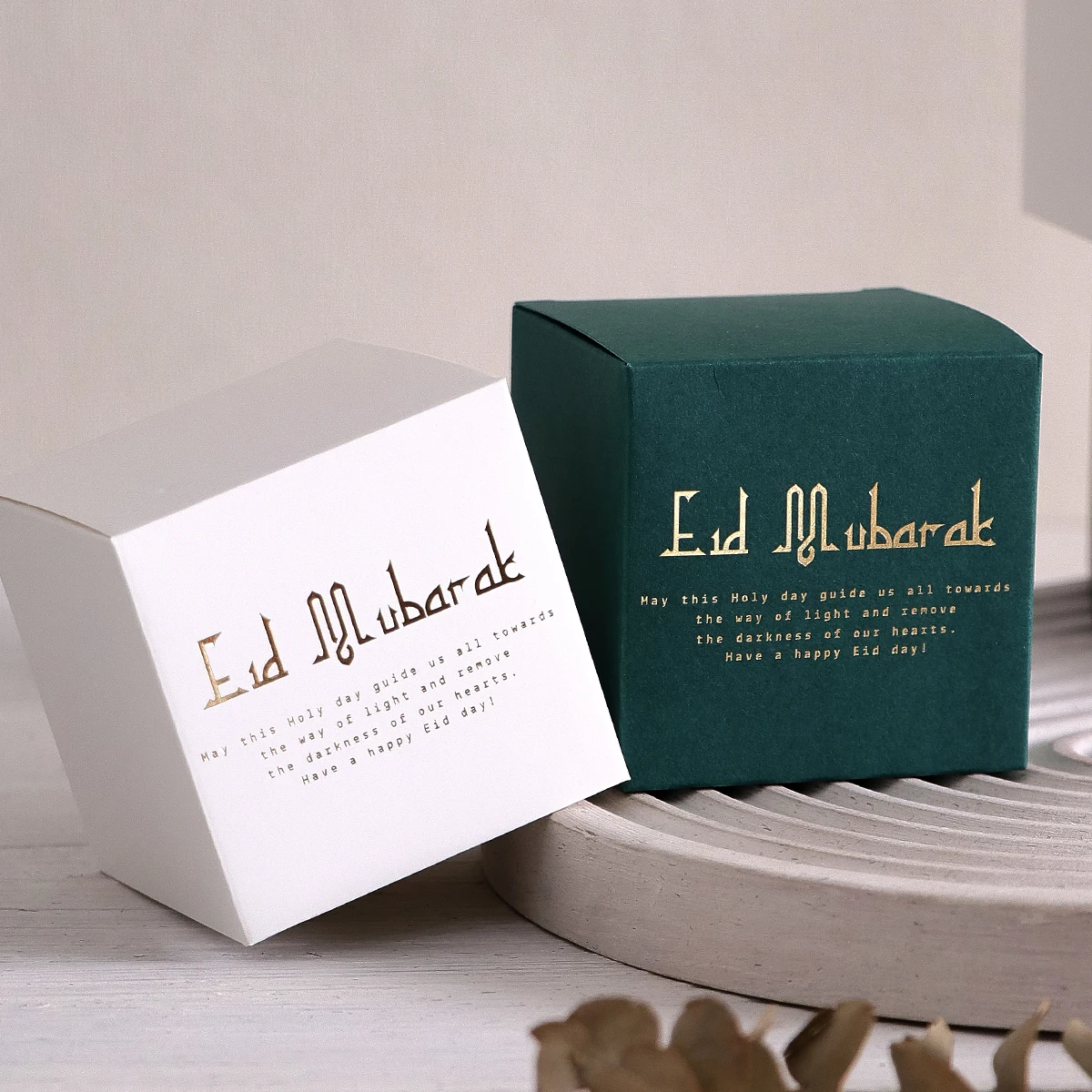 10Pack Eid Mubarak Gift Boxes, Perfect for Candies, Chocolates and Small Gifts, Ramadan Gift Boxes Islamic Muslim Festival Happy