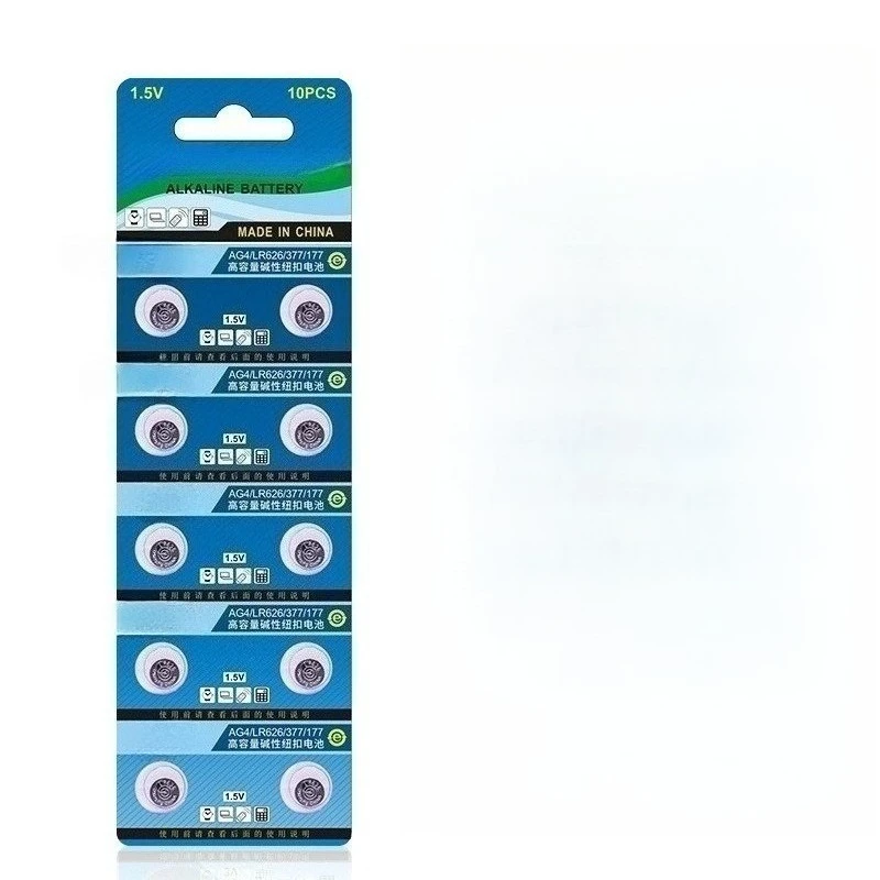 NEW high-quality Button Battery AG4/LR626/SR626SW/377A Watch Button Battery For Watch, electronic scale, remote control Battery