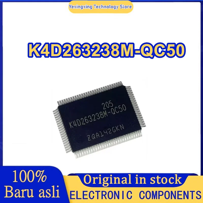 5PCS K4D263238M-QC50 K4D263238M QC50 QFP-100 IC Chip 100% New Original in stock