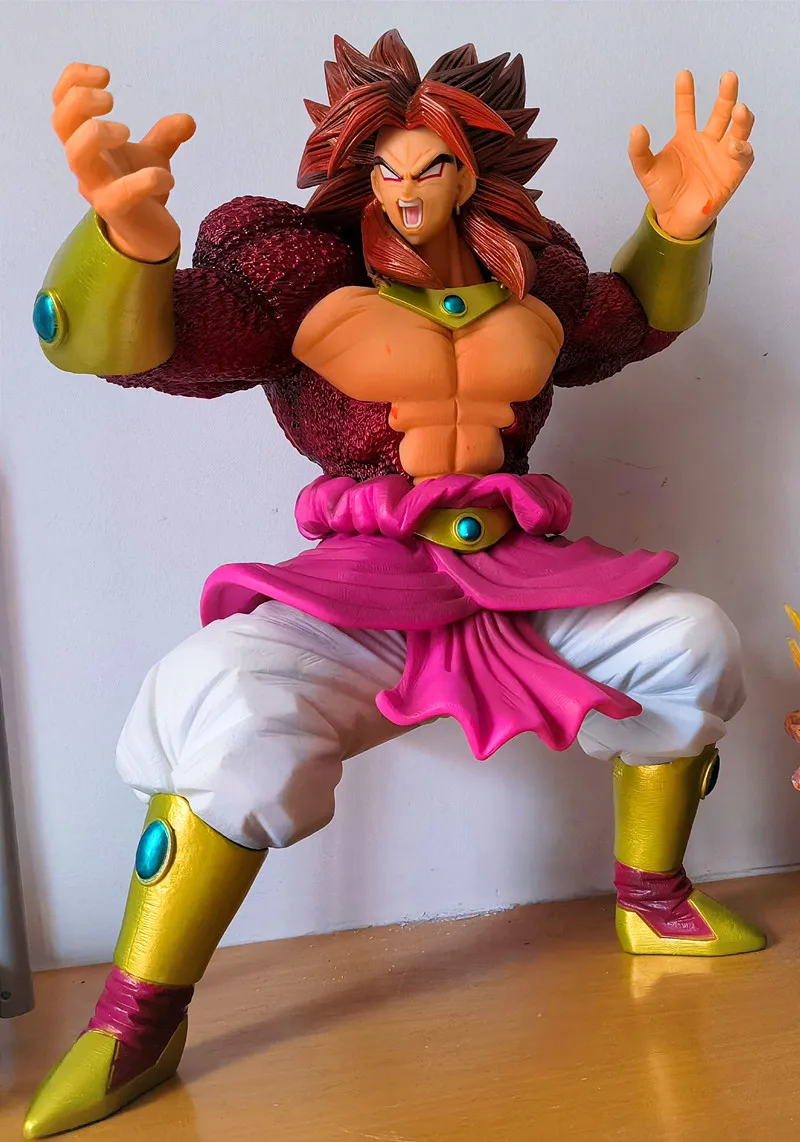 

Dragon Ball Z Anime Figure New Original Bandai Broly Broli 23cm Model Pvc Figma Action Figurines Statue Collectible Toys Dolls