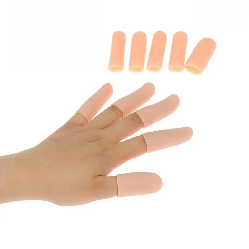 Finger Protector Anti-cut Silicone Gel Tube Hand Bandage Heat Resistant Finger Sleeves Great Cooking Kitchen Tools