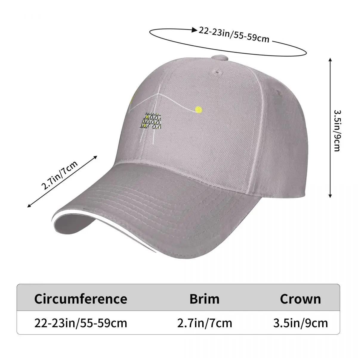 Funny Tennis Design for Men Boy Tennis Player Cap Baseball Cap golf horse hat woman hats Men's