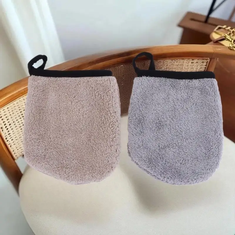 Rękawice do demakijażu wielokrotnego użytku z miękkiej mikrofibry, ręcznik do pielęgnacji twarzy, kosmetyczna ściereczka do oczyszczania twarzy, pielęgnacja skóry