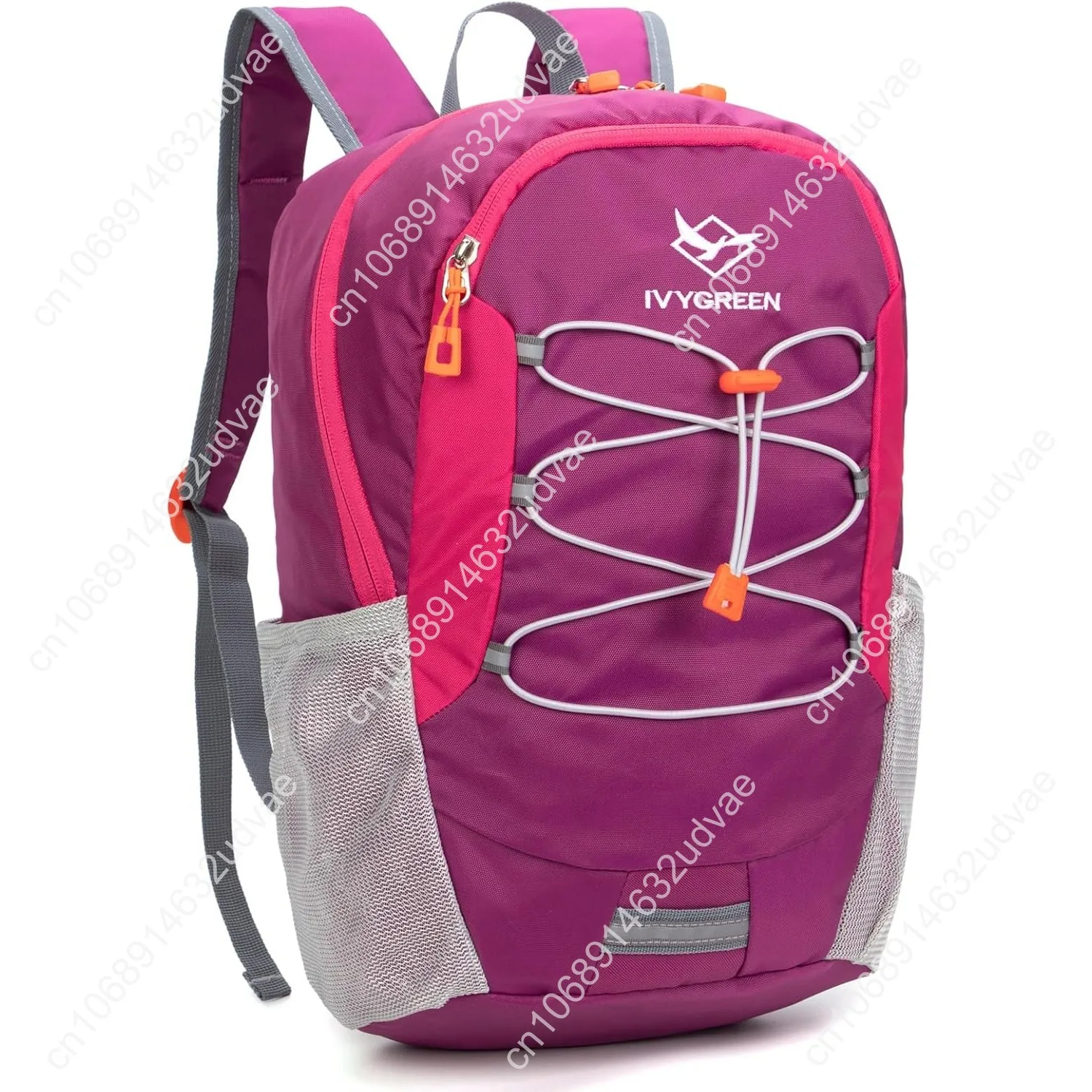 Little Kids Hiking Backpack for Boys or Girls, Small Daypack for Camping or Travel (Purple, Small)