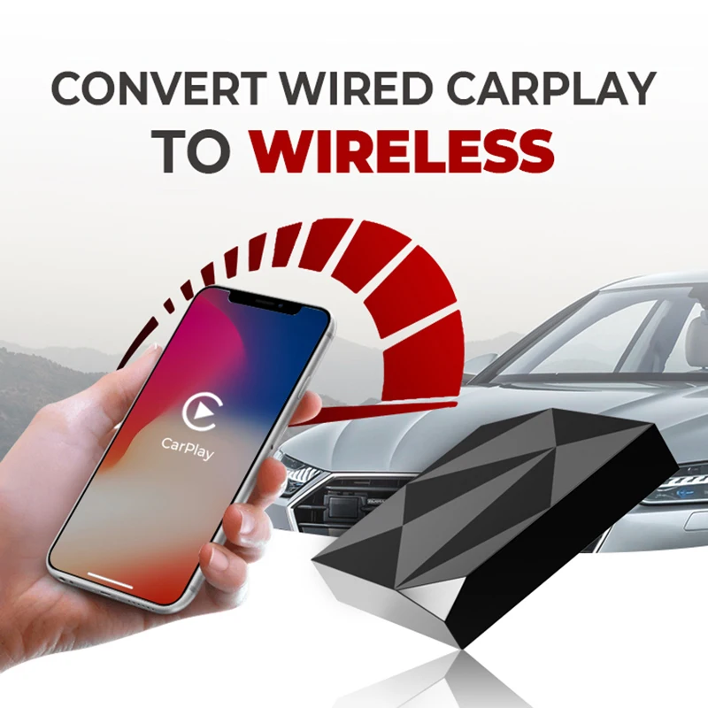 HongYueHui Cartizan 2 in 1  Wired Carplay To Wireless Android Box Wirele Adapter Supports Having Wiredes Carplayes Vehicles