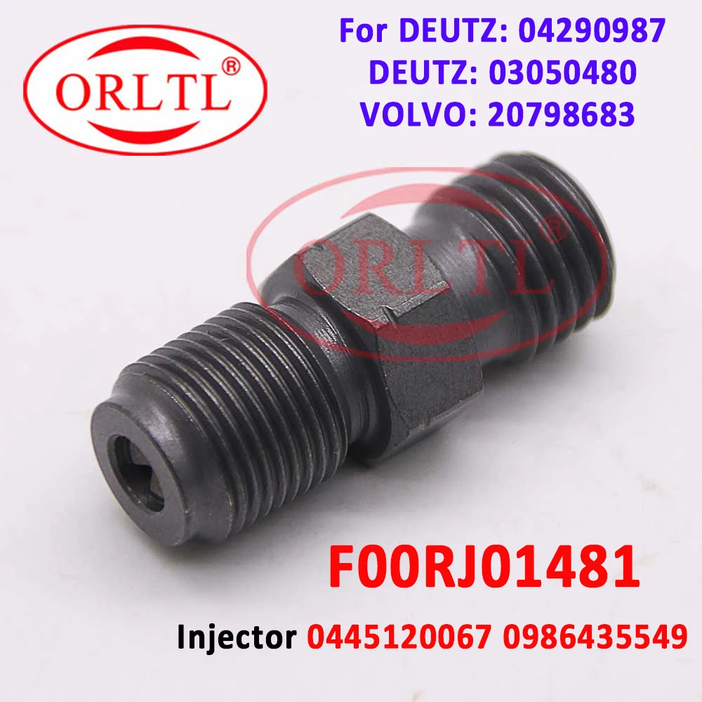 ORLTL F00RJ01481 Pin Mounting Diesel Injector 0445120067 Oil Pipe F00RJ01481 Aansluiting SW15×35 For DEUTZ VOLVO 0 445 120 067