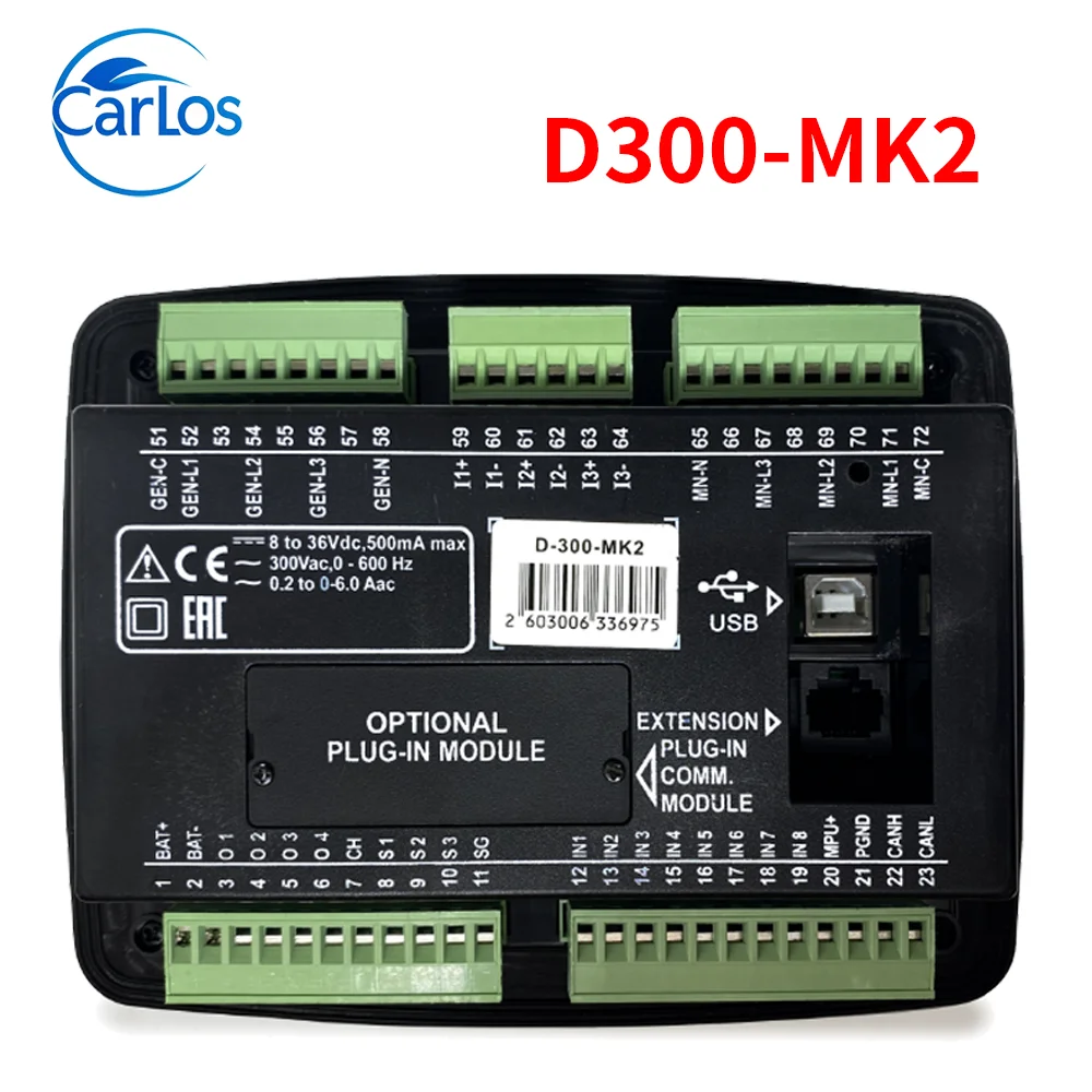 D300 MK2 D300 MKII Substituição do Original DATAKOM Controlador de Gerador D300MK3 Módulo do Painel de Controle