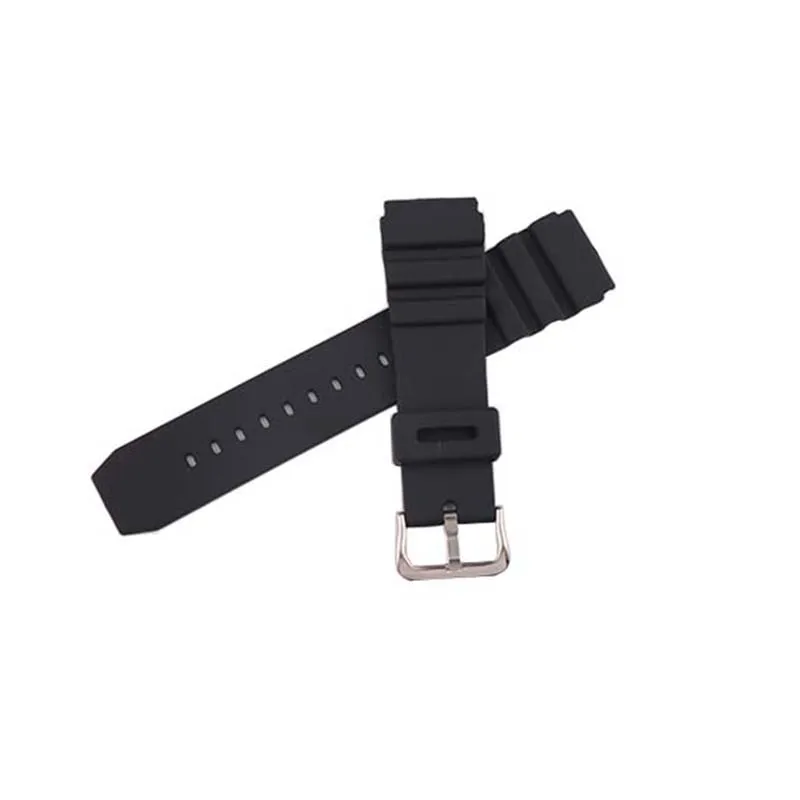 22mm men silicone watch band compatible for Casio Swordfish MDV-106 107 MTP-VD01 watch strap rubber sport wristband accessories