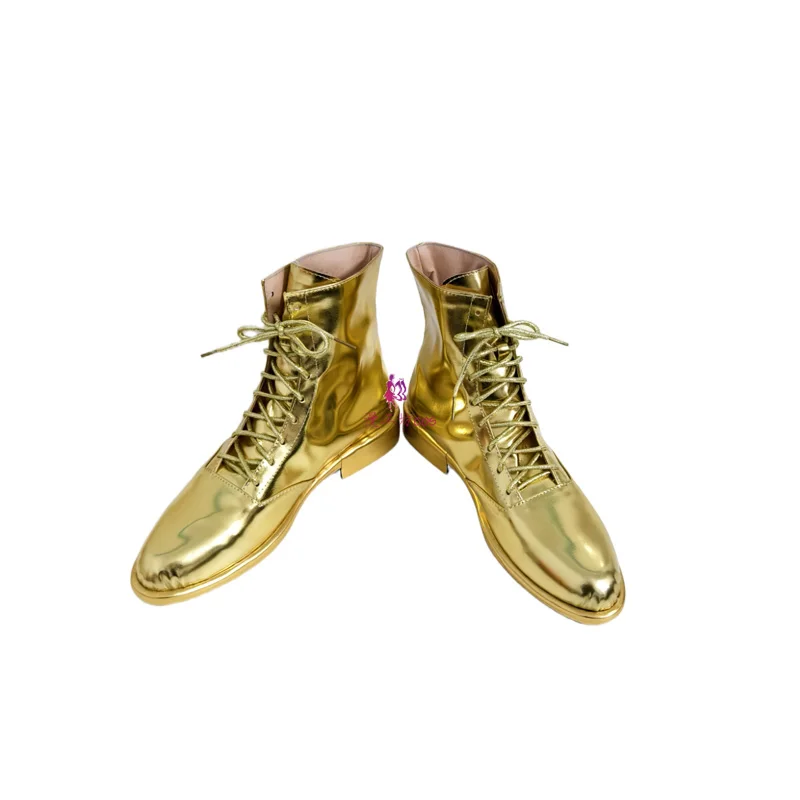 Lord of Mysteries Adam Cosplay Schoenen Gouden Handgemaakte Laarzen Kunstleer Laarzen Carnaval Party Halloween Laarzen