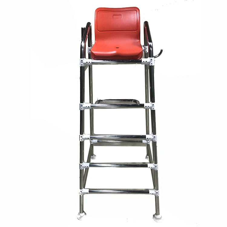 China Factory Stainless Steel Buoyant Chair Safety Lifeguard Chair for Swimming Pool Accessories