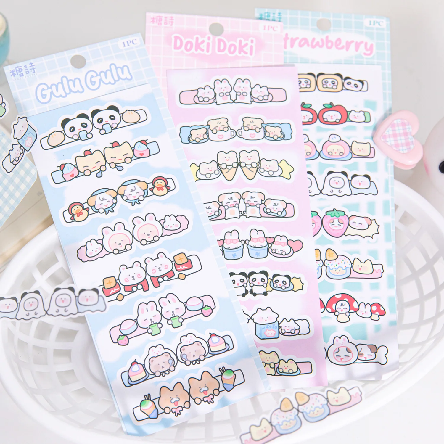 

1 шт., наклейка на индекс с милыми мультяшными животными