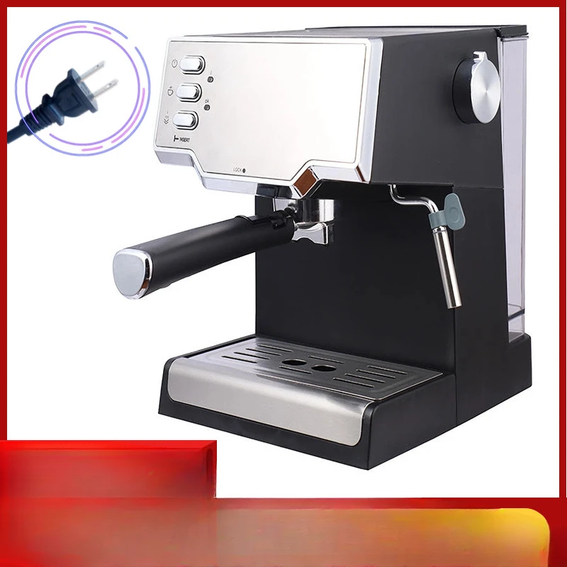 

Cross border US regulated 110V coffee machine, steam type, cross-border high-pressure extraction Italian semi-automatic