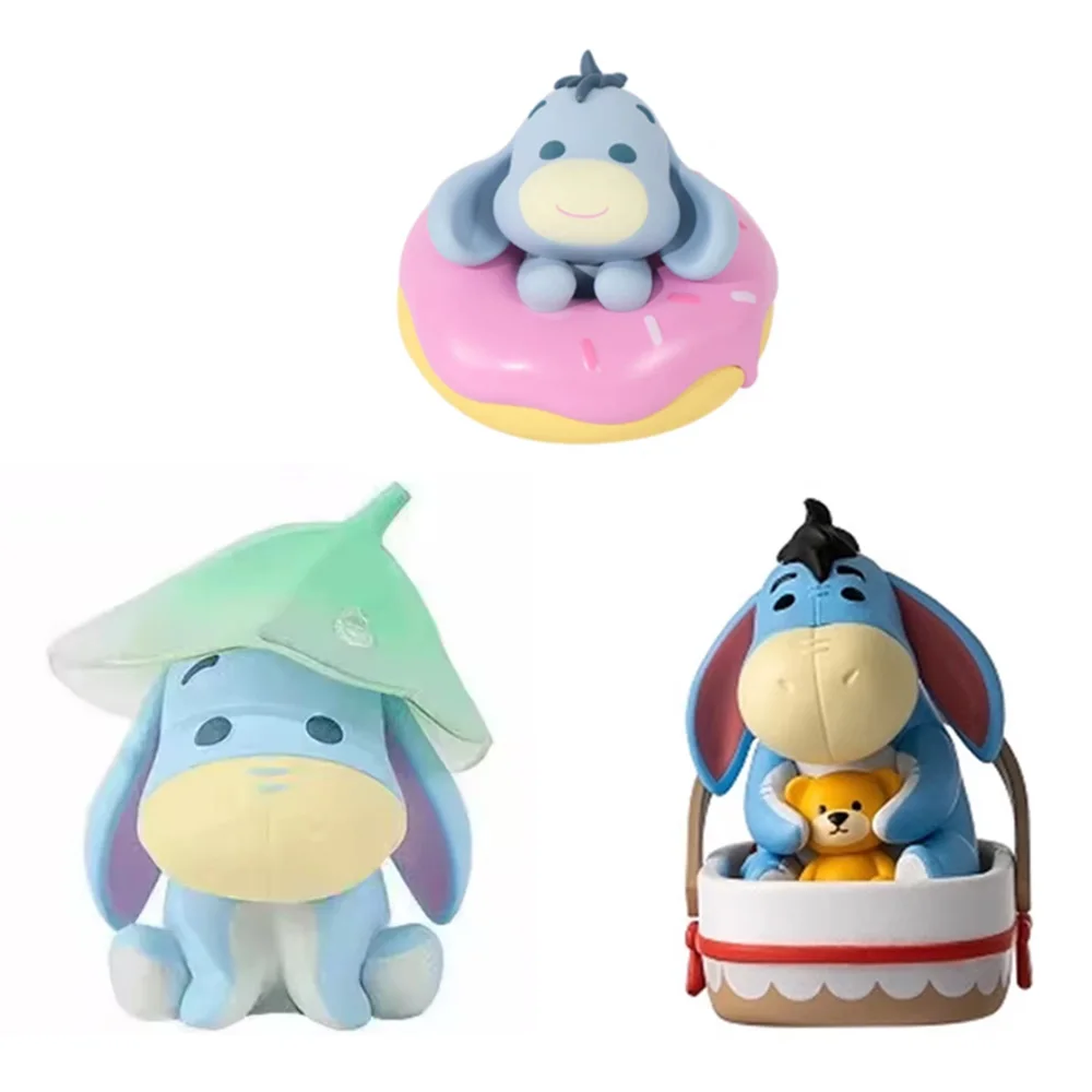 かわいいくまのプーさんウィニーイーヨーアクションフィギュアおもちゃアニメ面白いロバウィニー図形おもちゃ人形かわいいギフト子供のための 1