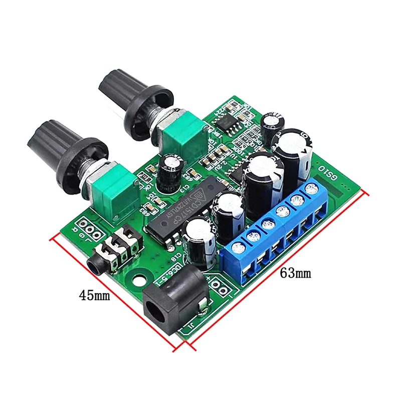 6W+6W+25W HIFI Class D Digital Power Amplifier Module TDA1517P 2.1 Super Bass Mini Micro 3 CH Power Amplifier Board