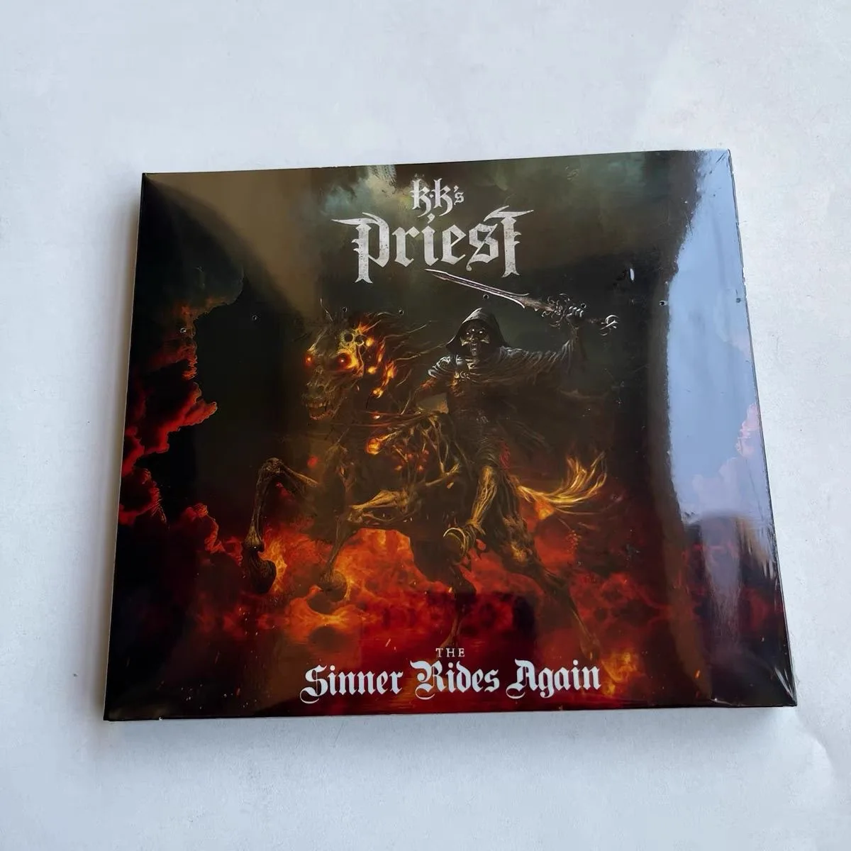 

Heavy Metal Judas Priest KKs Priest Music Record The Sinner Rides Again Album CD Cosplay Compact Disc Walkman Soundtracks Box