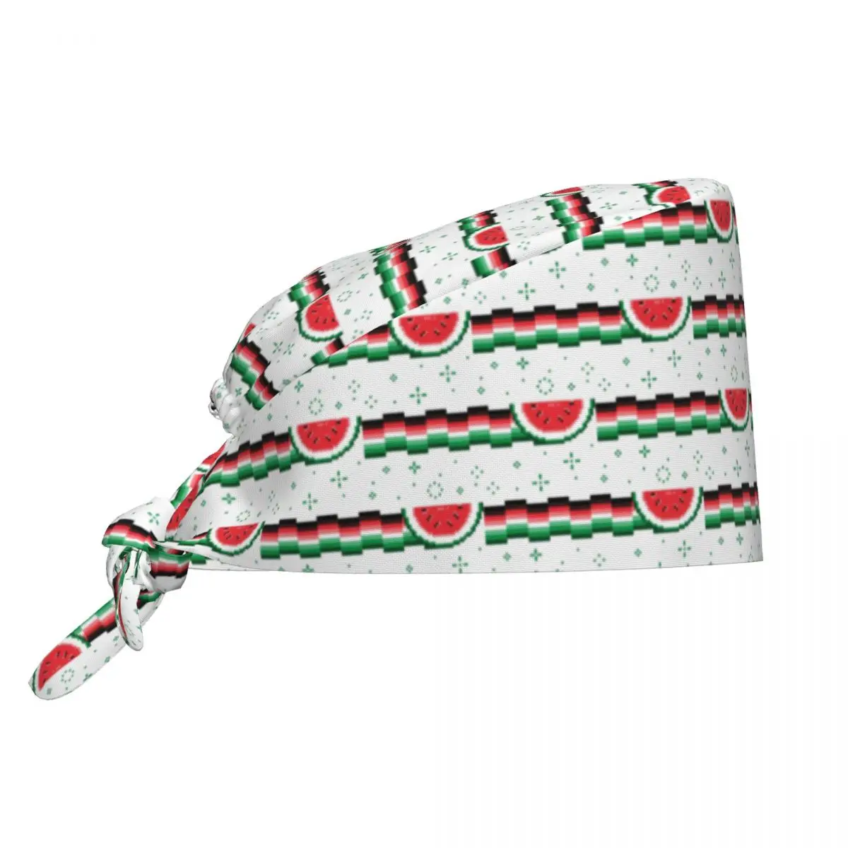 البطيخ خريطة السلام الدعك القبعات الكوفية Hospita الطبية التمريض قبعة جراحية للرجال النساء ممرضة طبيب الأسنان سبا قبعات العمل قبعة #5