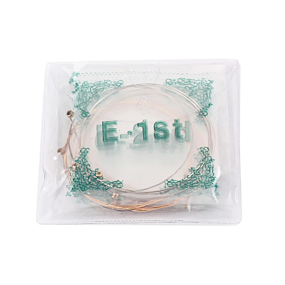 

12 Pcs Guitar Strings Clear Sound Parts Accessories Pearlescent Pack for Silver