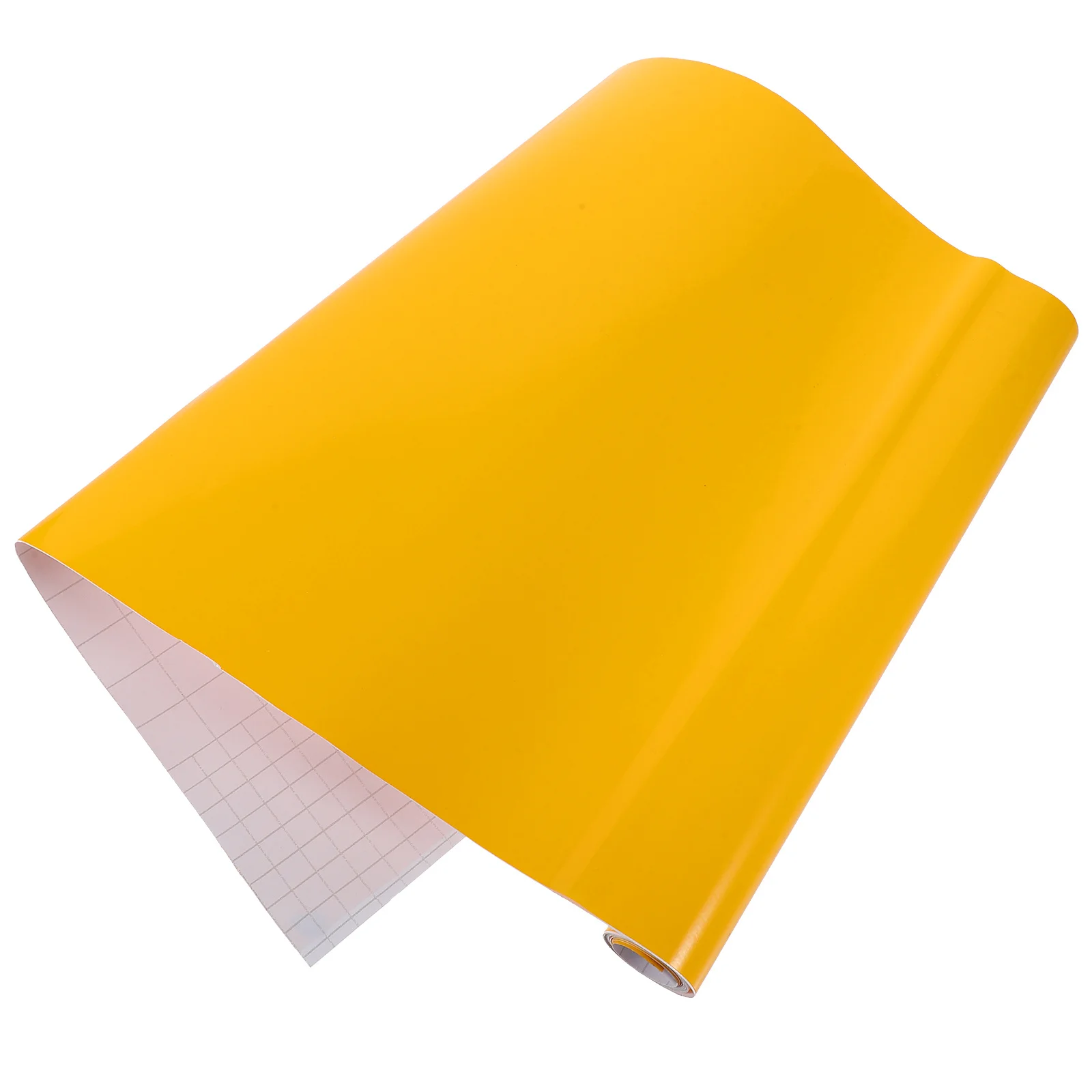 

Glossy Bright Yellow PVC Car Sticker Film Waterproof Self-Adhesive Cuttable Vinyl Wrap Sheet Bubble Free for Car Motorcycle