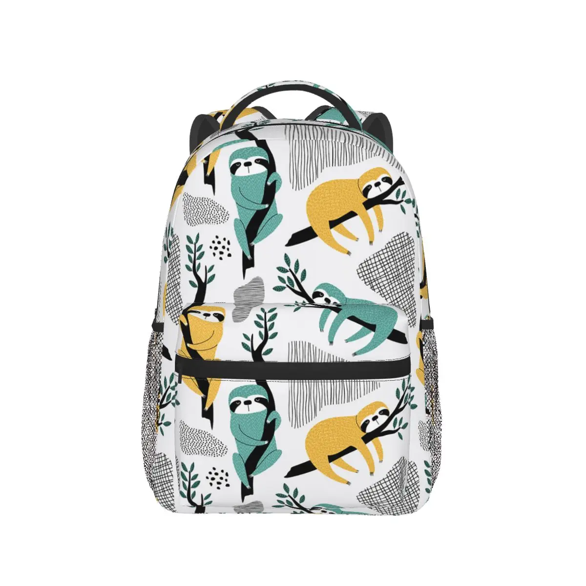 

Cute Sloth In The Branch Backpack Hot Sale Daypack Large Capacity Boys Girls BookBag School Bag Shoulder Bags for Men Women