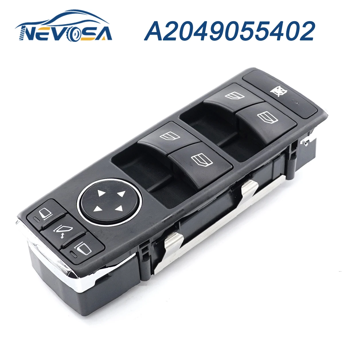 NEVOSA A2049055402 For Mercedes-Benz C200 C260 E260 E300 A1669054400 Left Car Power Window Switch Master Panel With Folding