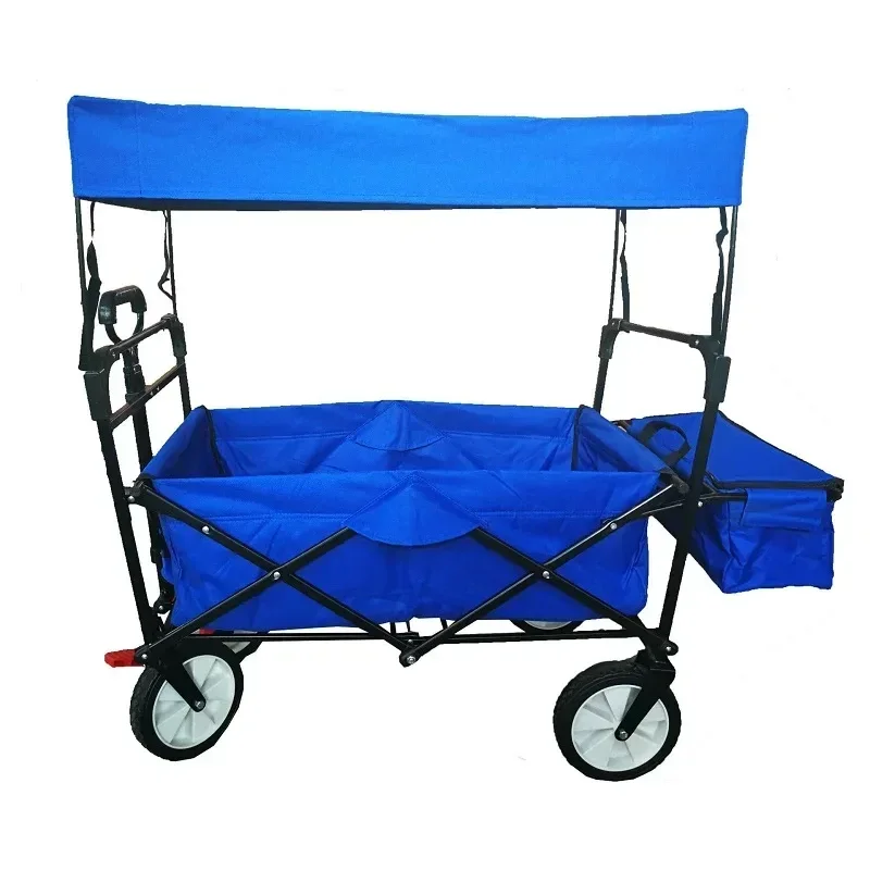 Cheap Trolley Cart Outdoor Garden Camping Foldable Wagon Cart Folding Beach Camping Trolley