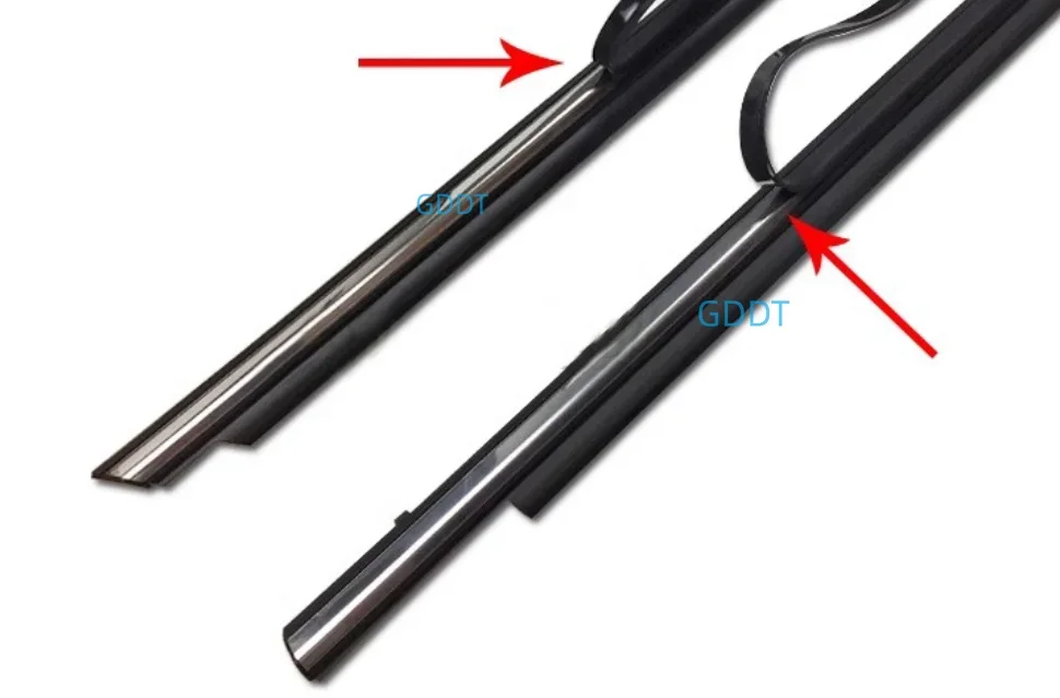 4 Pieces Chrome Outside Window Glass Rubber for Lexus RX 2006-2013 Windows Weatherstrip for Lexus Moudling Belt Line 75720-48060