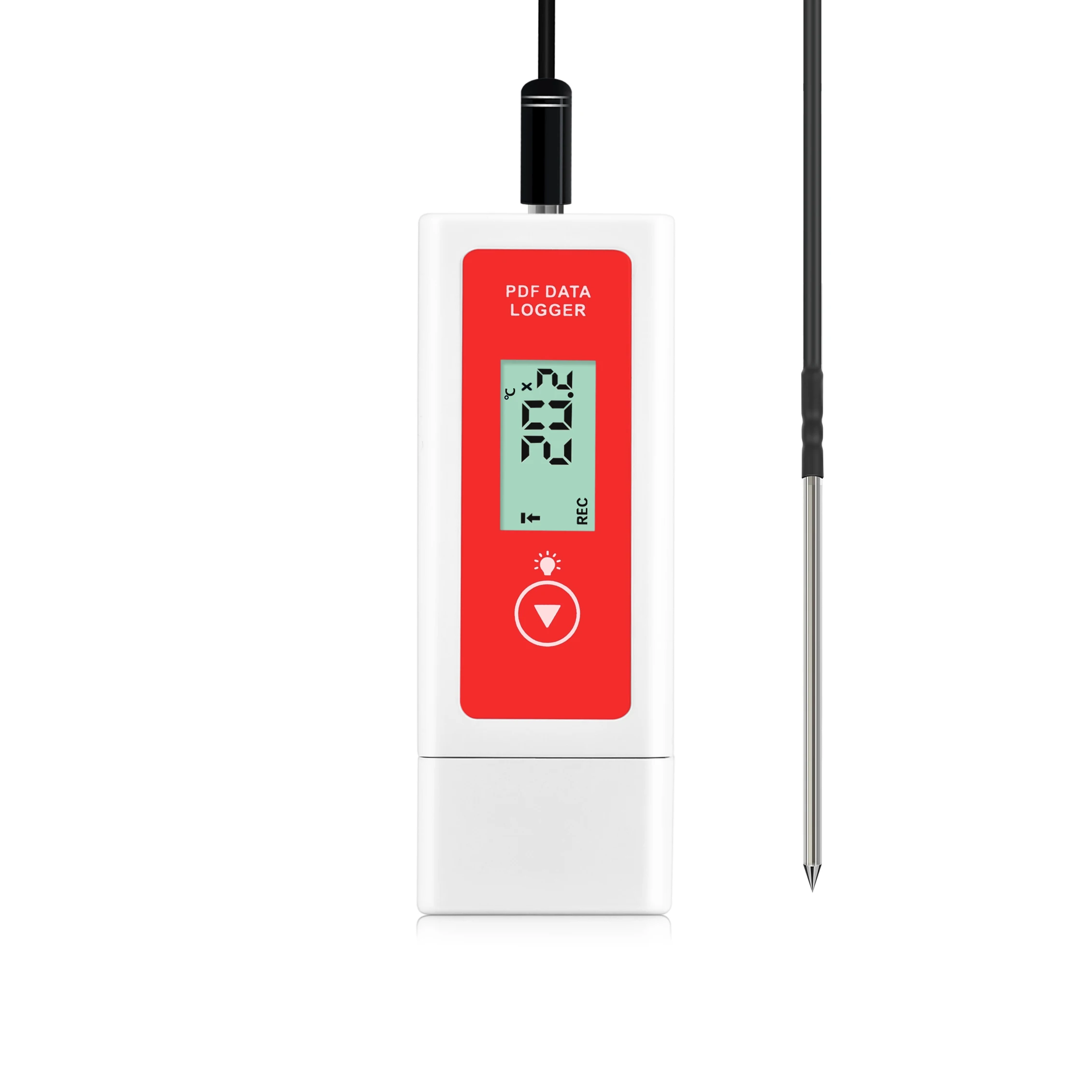 YOWEXA YMP-700ED Reusable Wide Range Temperature PDF Data Logger with External Probe for Medicine Transport, Storage, Cold Chain