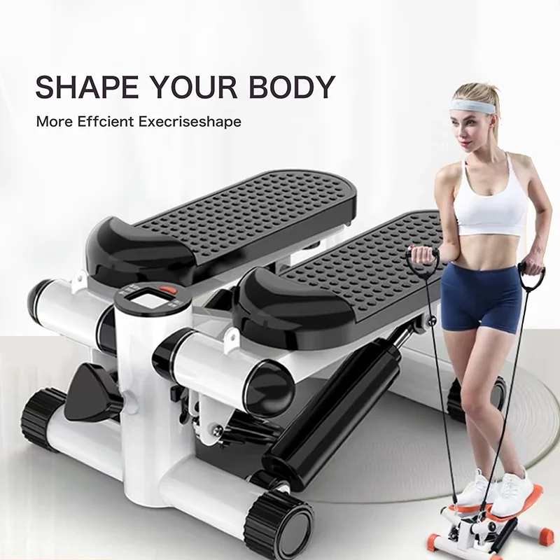 Mini Fitness Stepper - Weighing 300 pounds, Hydraulic Fitness Stepper with LCD Display